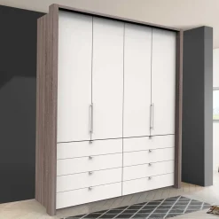 Wohnen Jugendzimmerschränke*Hoher Falttürenschrank 2 türig - Tivierto