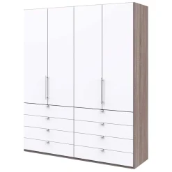 Wohnen Jugendzimmerschränke*Hoher Falttürenschrank 2 türig - Tivierto