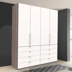 Wohnen Jugendzimmerschränke*Hoher Falttürenschrank 2 türig - Tivierto