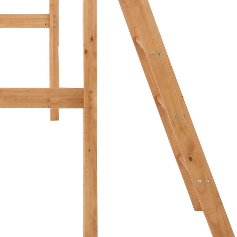 Kinder Wohnen Hohes Hochbett aus Kiefer Massivholz - Usavina