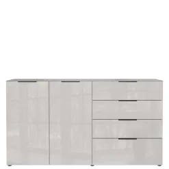 Wohnen Hohes Sideboard in Hellgrau - Aquara