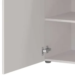 Wohnen Hohes Sideboard in Hellgrau - Aquara