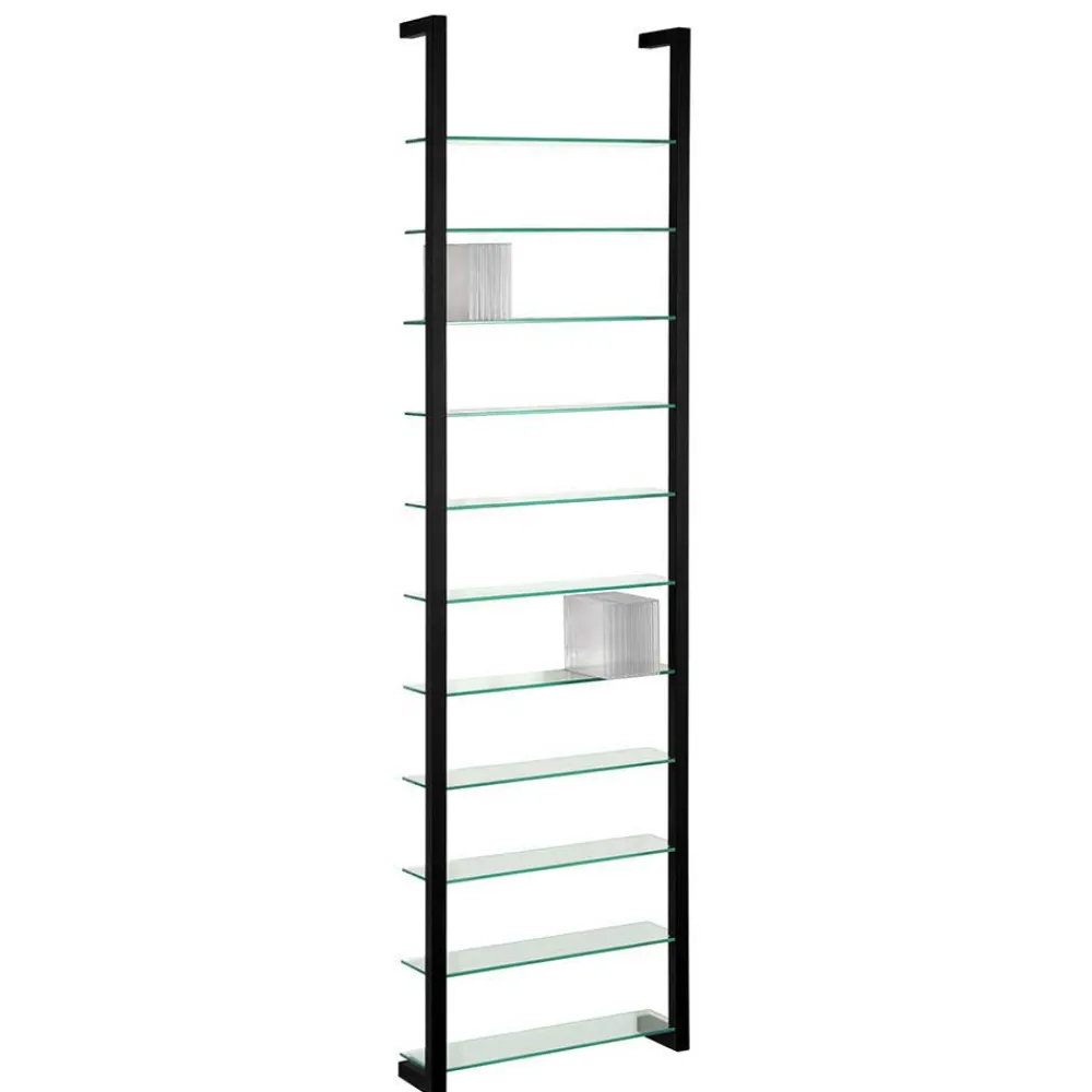 Wohnen Hohes Wandregal für CDs und DVDs - Clobia I