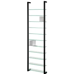 Wohnen Hohes Wandregal für CDs und DVDs - Clobia I