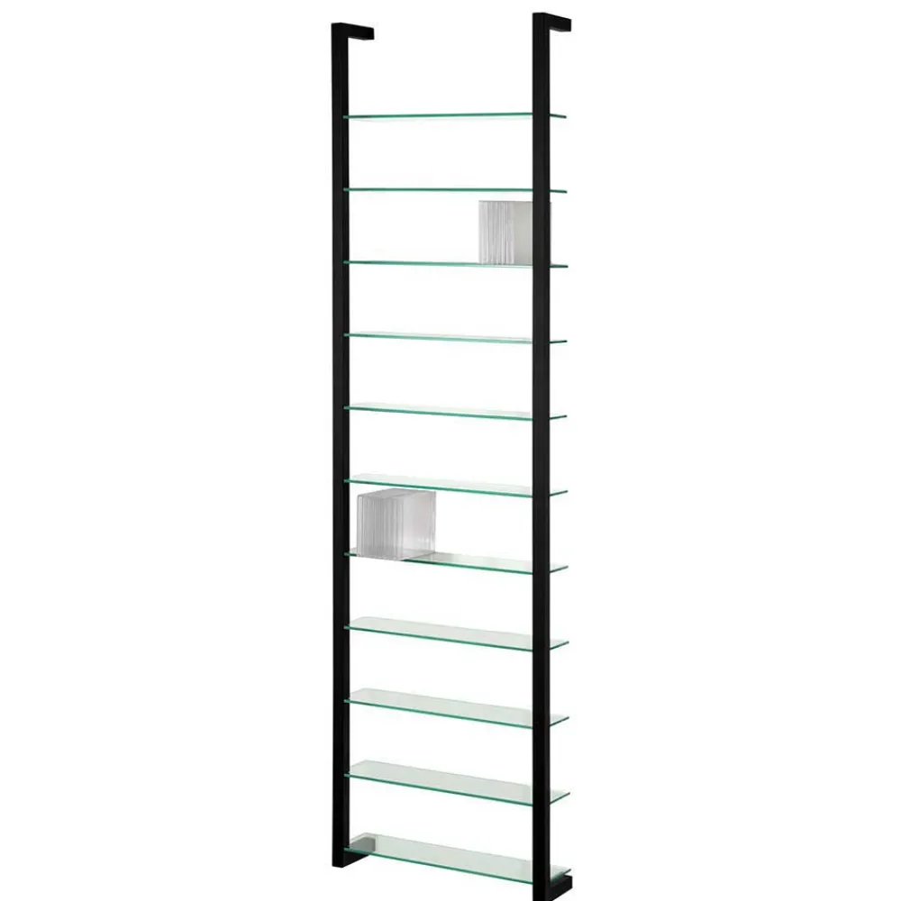 Wohnen Hohes Wandregal für CDs und DVDs - Clobia I