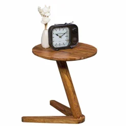 Wohnen Holz Designertisch Jamsons mit Tischplatte rund