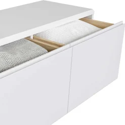 Wohnen Garderoben|Garderoben*Holz Dielenmöbel in Weiß gewachst - Oranias (vierteilig)