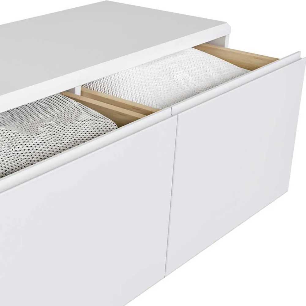 Wohnen Garderoben|Garderoben*Holz Dielenmöbel in Weiß gewachst - Oranias (vierteilig)