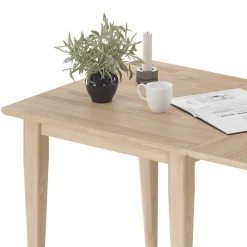 Wohnen Skandinavische Möbel*Holz Küchentisch mit Klappe aus Eiche - Emplova