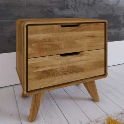 Wohnen Kommoden|Nachttische*Holz Nachtkommode aus Wildeiche - Eavy