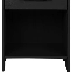 Wohnen Holz Nachtkonsole mit Fach & Schublade - Eslovia