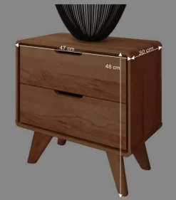 Wohnen Holz Nachttische mit Schubladen - Junola