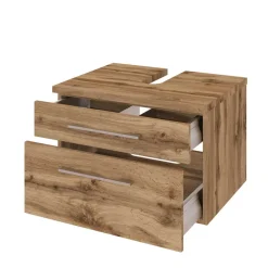 Wohnen Waschtisch|Waschbeckenunterschränke*Holz Optik Waschbecken Schrank 60 cm - Userina