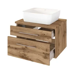 Wohnen Waschtisch|Waschbeckenunterschränke*Holz Optik Waschtisch in Wildeiche - Userina