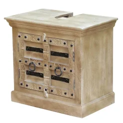 Wohnen Holz Waschbeckenschrank im Shabby Chic Stil - Abid