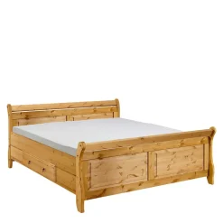 Wohnen Holzbett Corabia mit Nachtkommoden (dreiteilig)