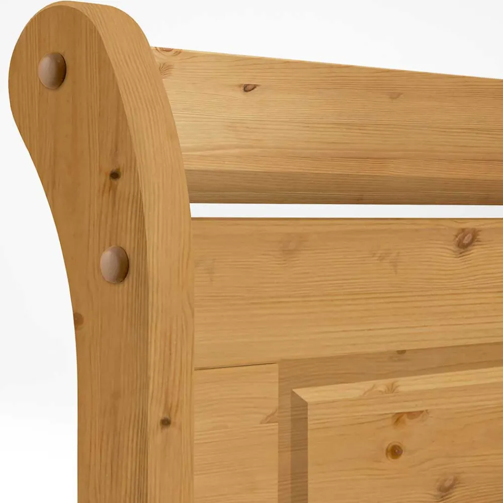 Wohnen Holzbett Corabia mit Nachtkommoden (dreiteilig)