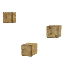 Wohnen Designermöbel*Holzklotz Wandregale aus Tanne - Vicetto (dreiteilig)