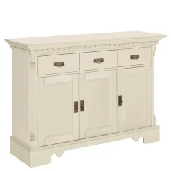 Wohnen Holzkommode in Cremefarben gewachst - Rospus