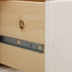 Wohnen Holzkommode in Cremefarben gewachst - Rospus