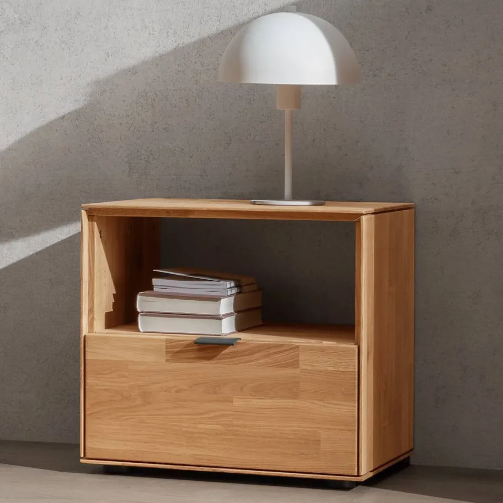 Wohnen Holz-Nachtkommode aus Wildeiche - Kassanda