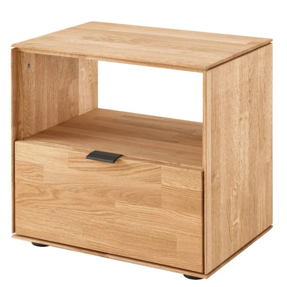 Wohnen Holz-Nachtkommode aus Wildeiche - Kassanda