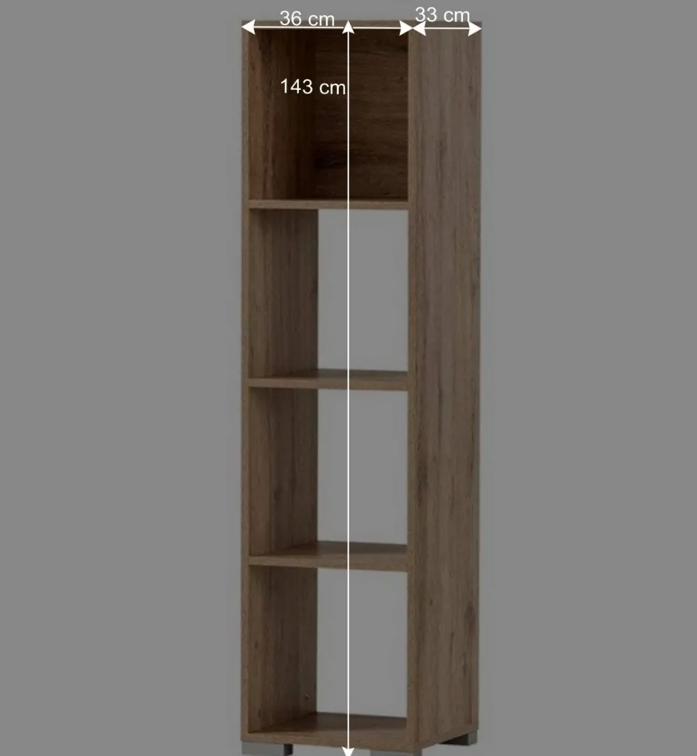 Wohnen Esszimmerregale|Regale*Holzoptik Büroregal in Wildeiche - Jytte