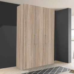 Wohnen Holzoptik Schlafzimmerschrank 2 türig - Zayun