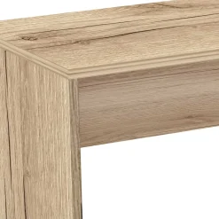 Wohnen Holzoptik Schreibtisch in Wildeiche - 130x75x50 cm - Bladino