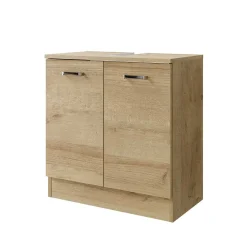 Wohnen Badschränke|Waschtisch*Holzoptik Waschbeckenschrank in Eiche - Habanna