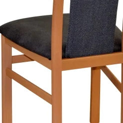 Wohnen Küchenstühle|Esszimmerstühle*Holzstühle in Buche & Anthrazit - Moyico (2er Set)