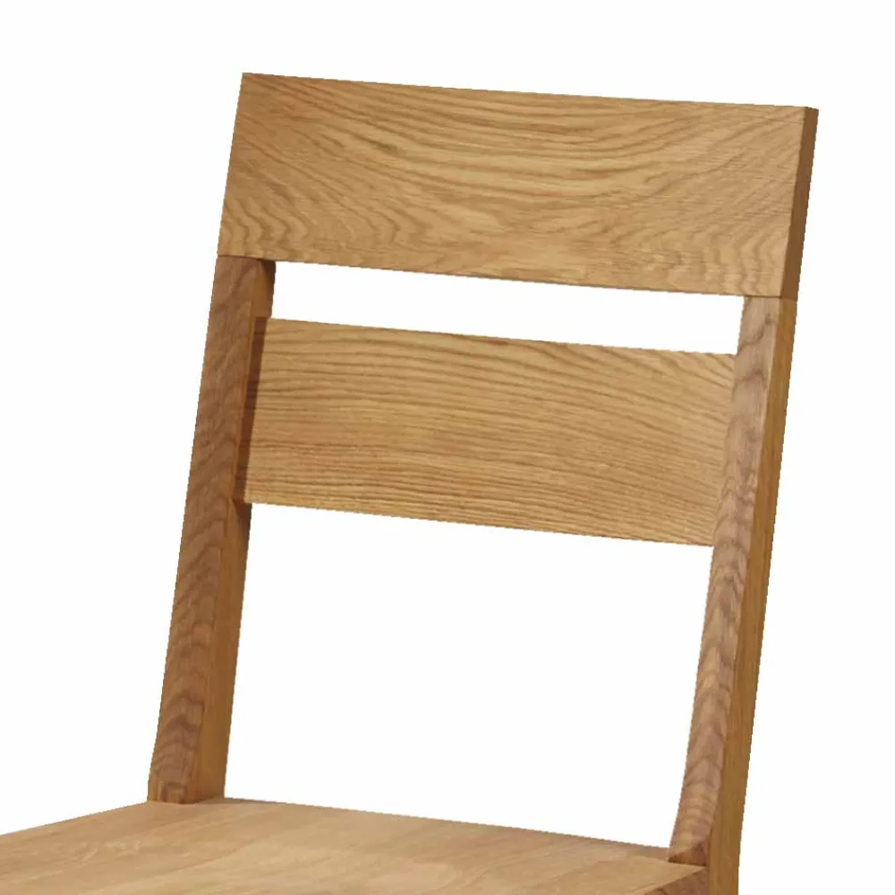 Wohnen Holzstuhl Likes aus Wildeiche massiv