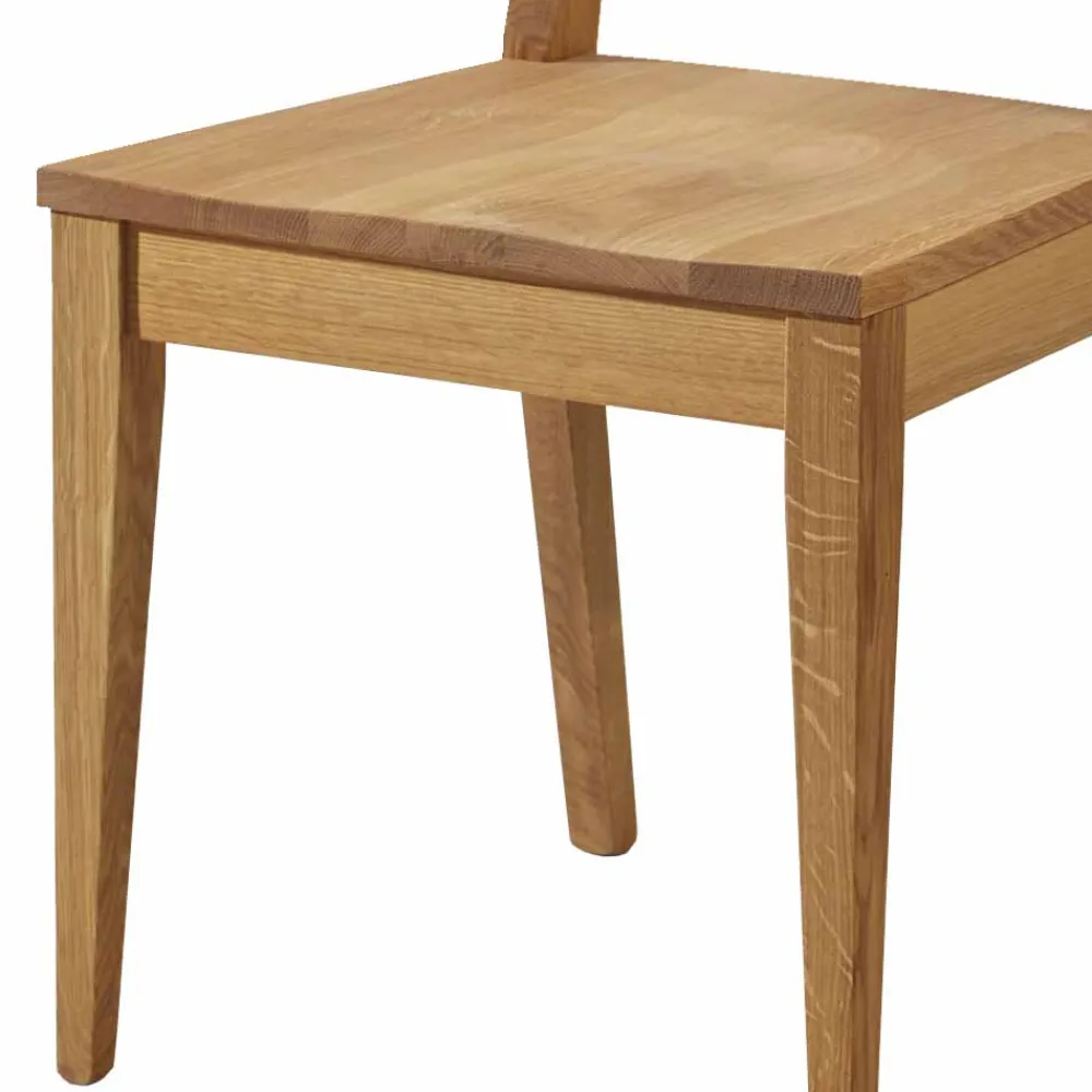 Wohnen Holzstuhl Likes aus Wildeiche massiv