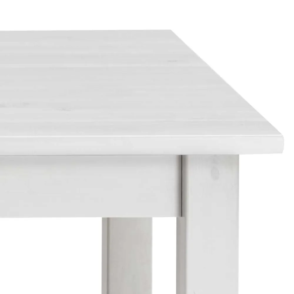 Wohnen Holztisch Zanaris in Weiß