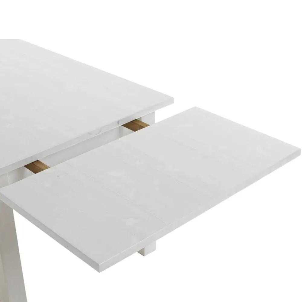 Wohnen Holztisch Zanaris in Weiß