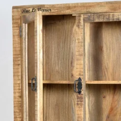 Wohnen Designermöbel|Esszimmer-Vitrinen*Holzvitrine Indri auf Rollen