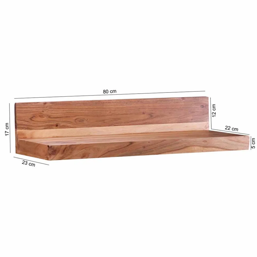Wohnen Holz-Wandboard Vislan in L-Form