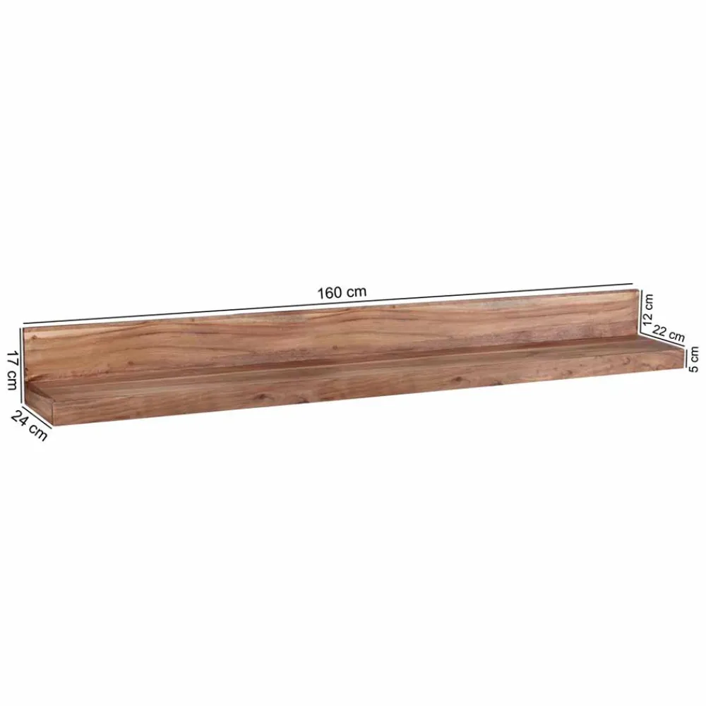 Wohnen Holz-Wandboard Vislan in L-Form