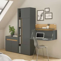 Wohnen Home Office Kombination Set - Ahilav (vierteilig)