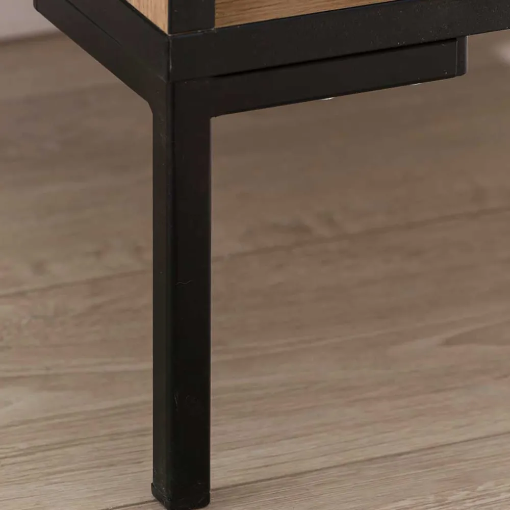 Wohnen Home Office Regal in Eiche Optik - Zustic