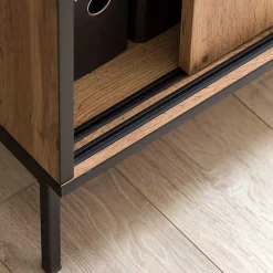 Wohnen Büroschränke*Home Office Schrank mit Schiebetüren - Zustic