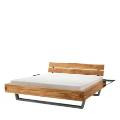 Wohnen Industrial Balkenbett mit Metallkufen - Magie