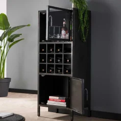 Wohnen Esszimmerschränke*Industrial Barschrank aus Metall - Brayden