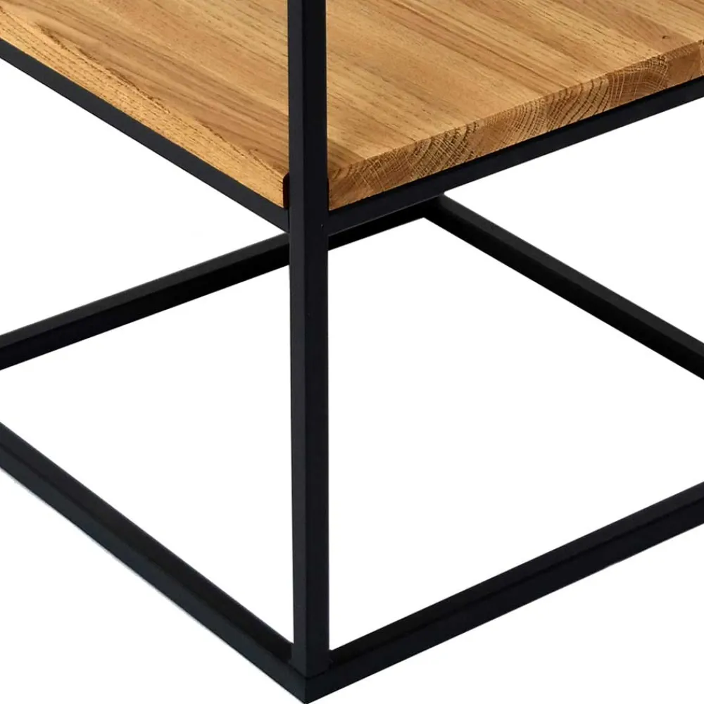 Wohnen Telefontische*Industrial Beistelltisch mit Ablageboden - Tenny