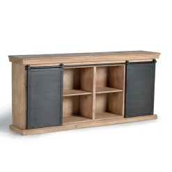 Wohnen Loft Möbel|Industrial Möbel*Industrial Chic Sideboard mit Schiebetüren - Jantonia