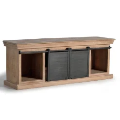 Wohnen Industrial Chic TV Kommode mit Schiebetüren - Jantonia