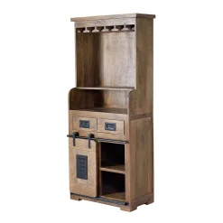Wohnen Esszimmerschränke*Industrial Design Barschrank aus Mangoholz - Semian