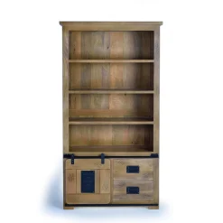 Wohnen Massivholzmöbel|Esszimmerregale*Industrial Design Bücherregal aus Mangoholz - Semian