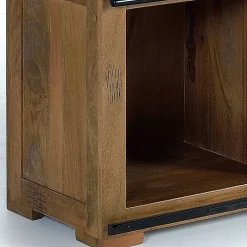 Wohnen Massivholzmöbel|Esszimmerregale*Industrial Design Bücherregal aus Mangoholz - Semian