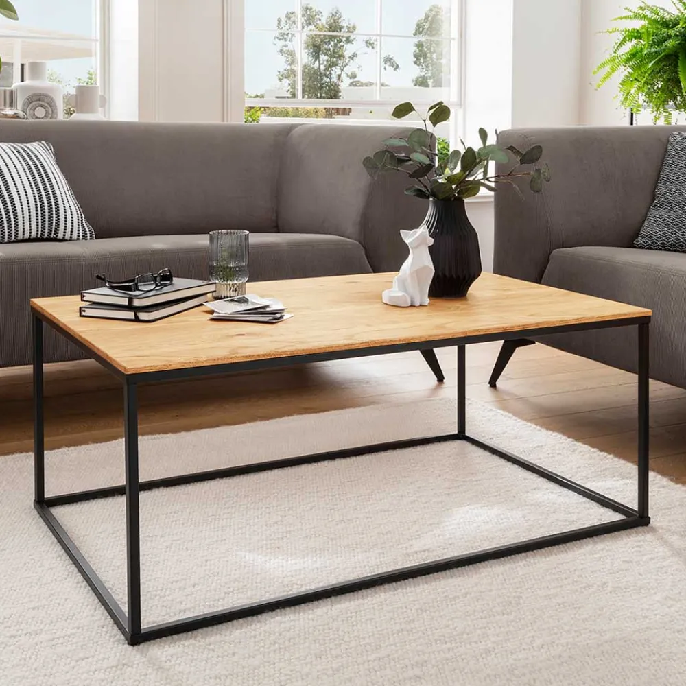 Wohnen Loft Möbel|Industrial Möbel*Industrial Design Couchtisch aus Wildeiche massiv - Pyarco